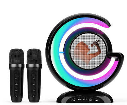 Boxa portabila Bluetooth YS110 cu 2 microfoane pentru karaoke